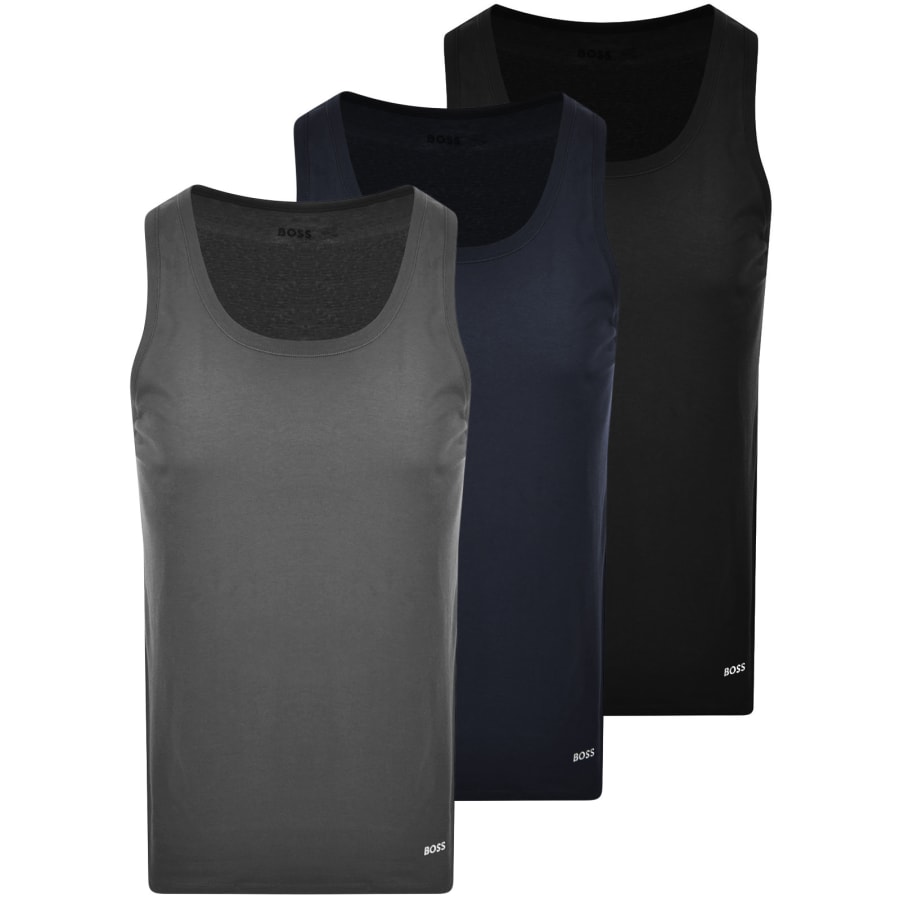 Hugo boss 3 pack vest clearance